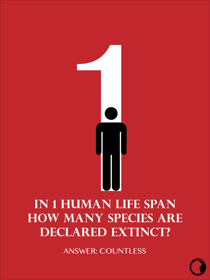 In 1 Average Human Life Span, How Many Species Are Declared Extinct? See Here.