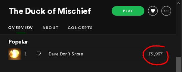 I Got So Fed Up Of My Husband's Snoring That I Turned It Into A Dramatic Song And Released It On Every Possible Music Platform Worldwide. And Now Over 40,000 People Are Streaming It.