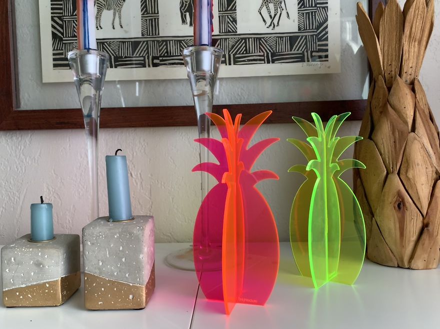Unique Neon Laser Cut Sculptures For Your Home.