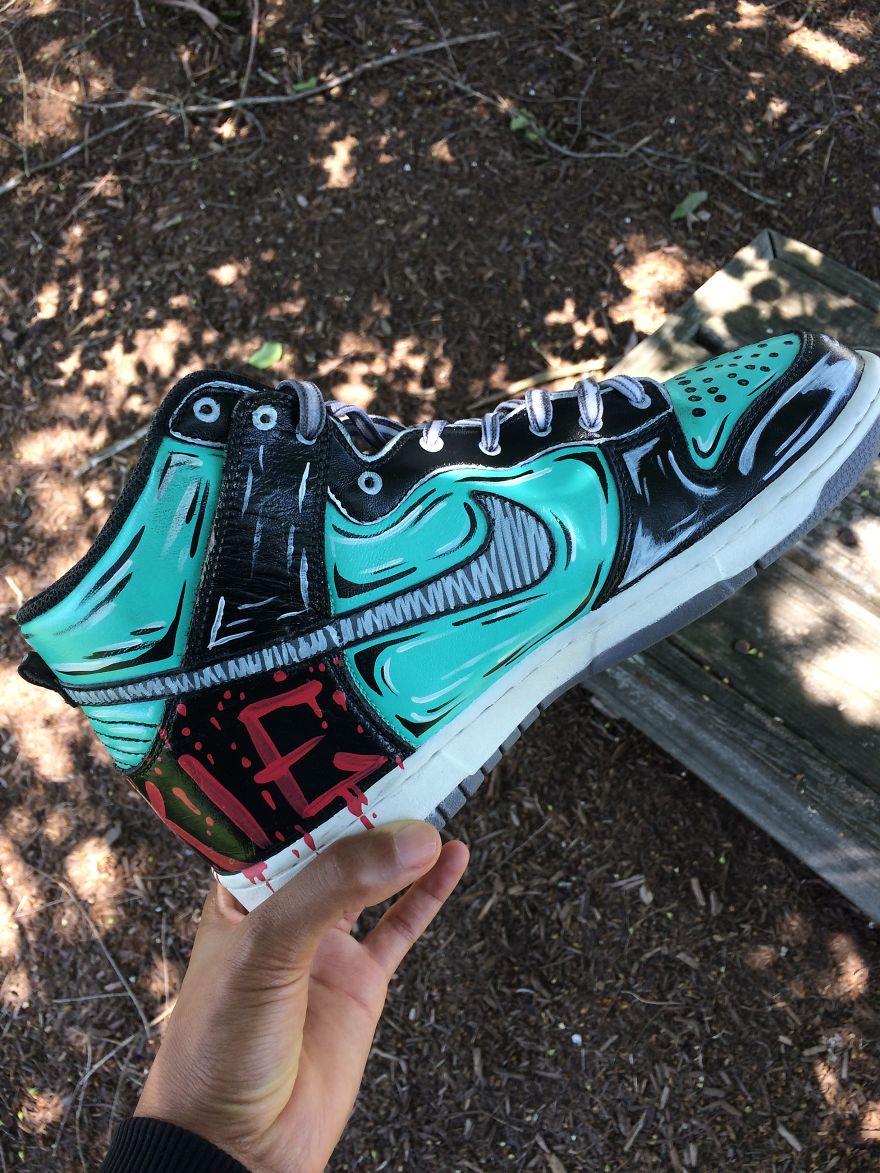 I Turned My $22 Sneakers Into Pop Art