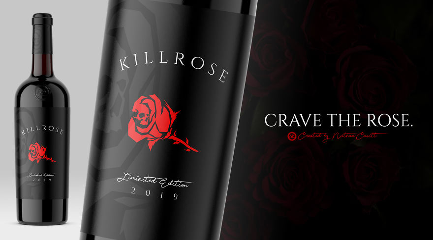 Packaging Design Concept I Did For Killrose Wine