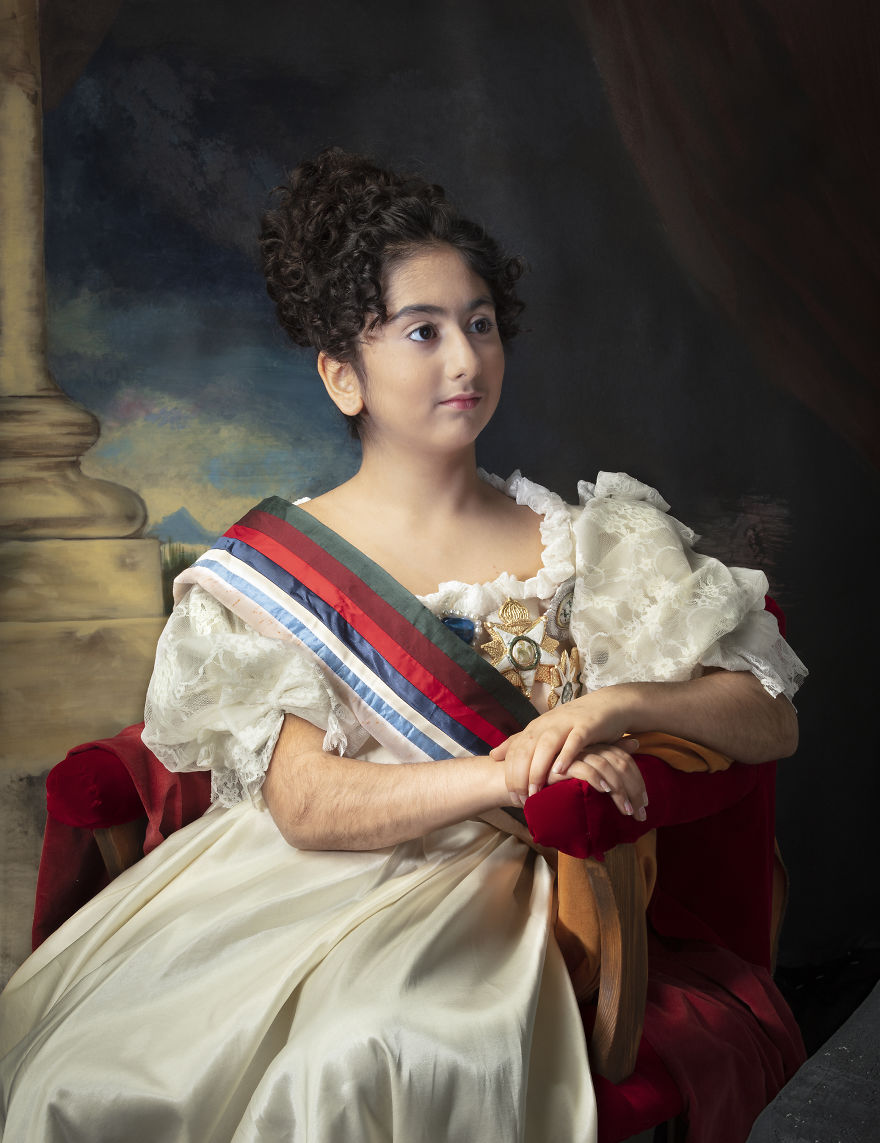 Reconstruction Of Maria Ii Of Portugal’s Portrait Painted By Thomas Lawrence