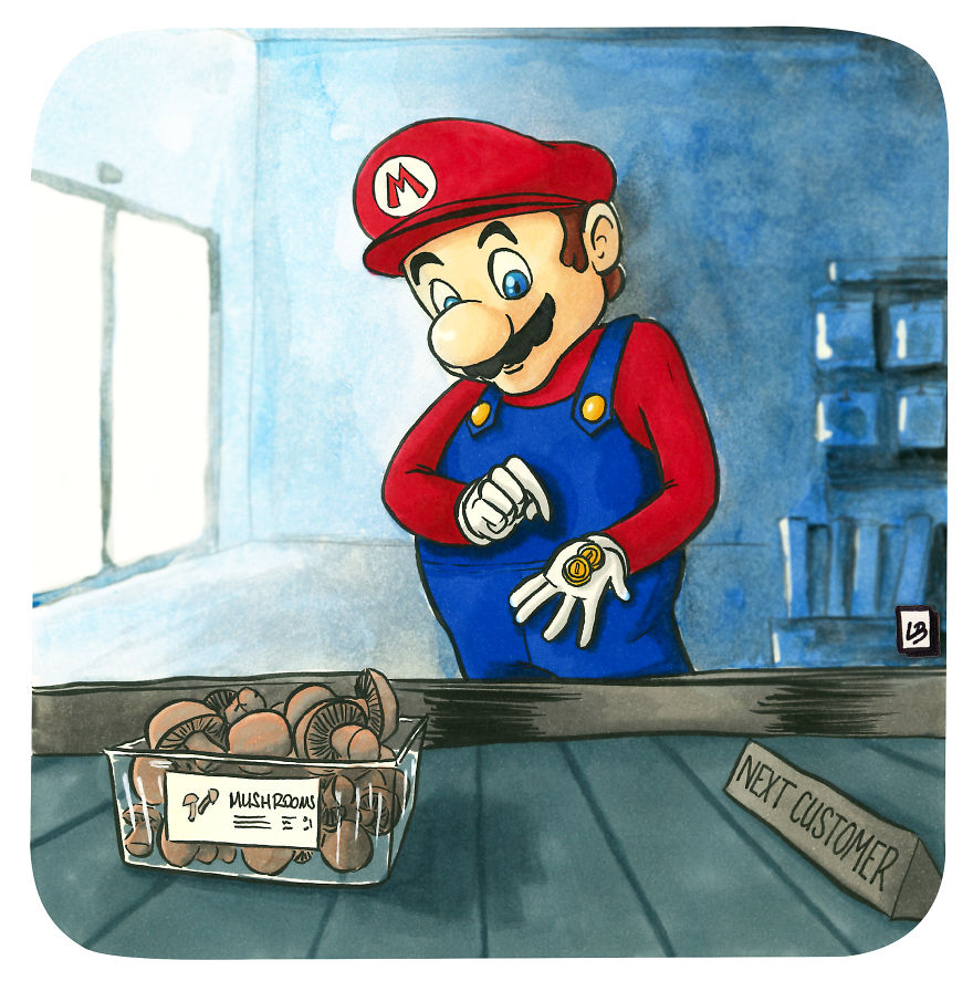 Mario And Mushrooms