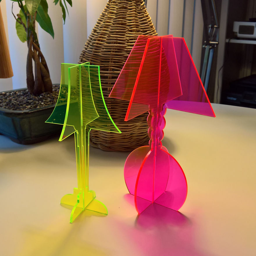 Unique Neon Laser Cut Sculptures For Your Home.