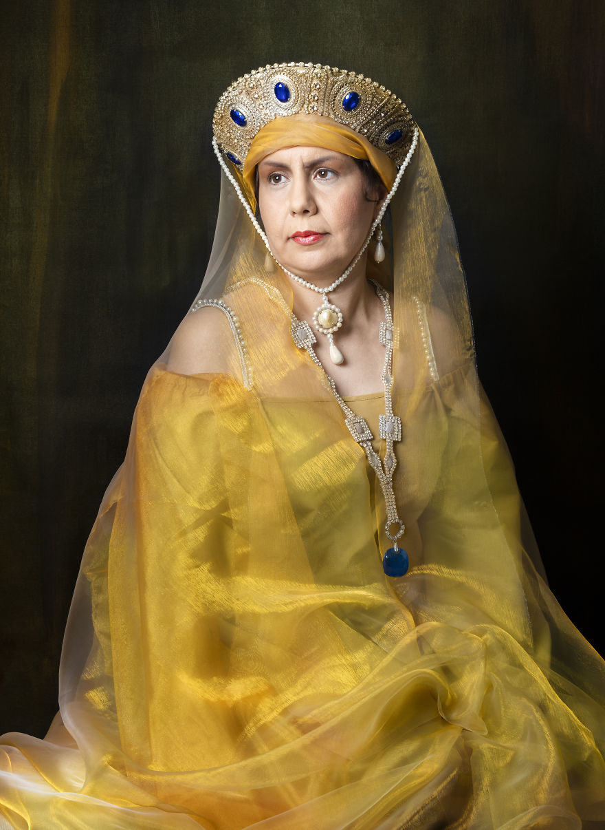Reconstruction Of Queen Mary Of Romania’s Portrait Painted By Philip De Laszlo