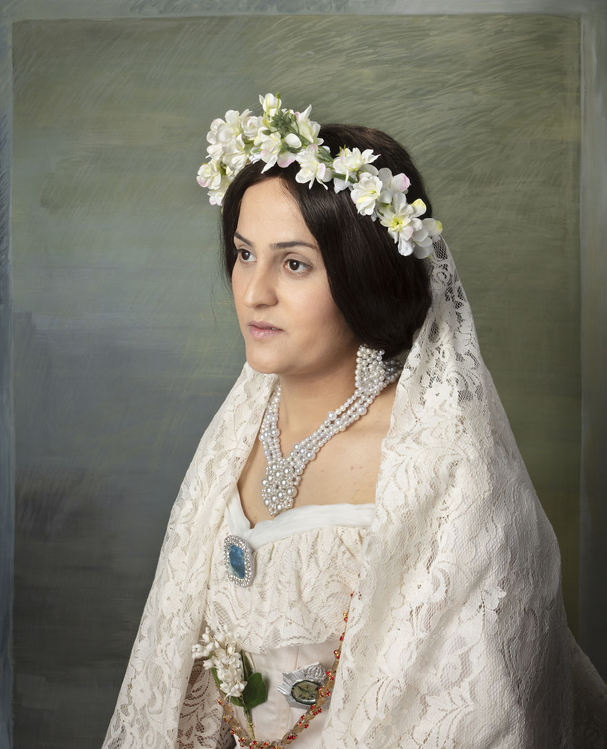 Reconstruction Of Queen Victoria’s Portrait Painted By Franz Xaver Winterhalter