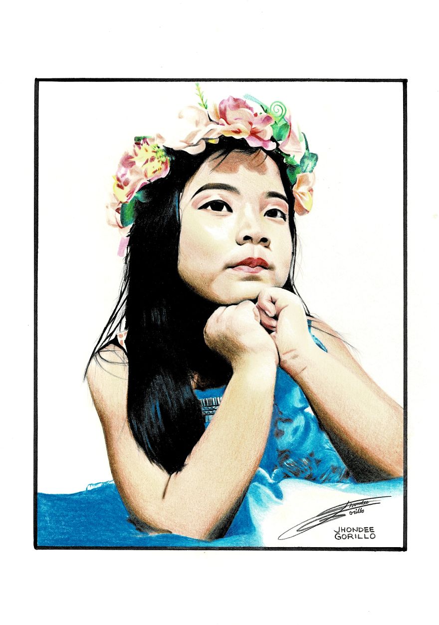 Portrait Drawing By Jhondee Gorillo