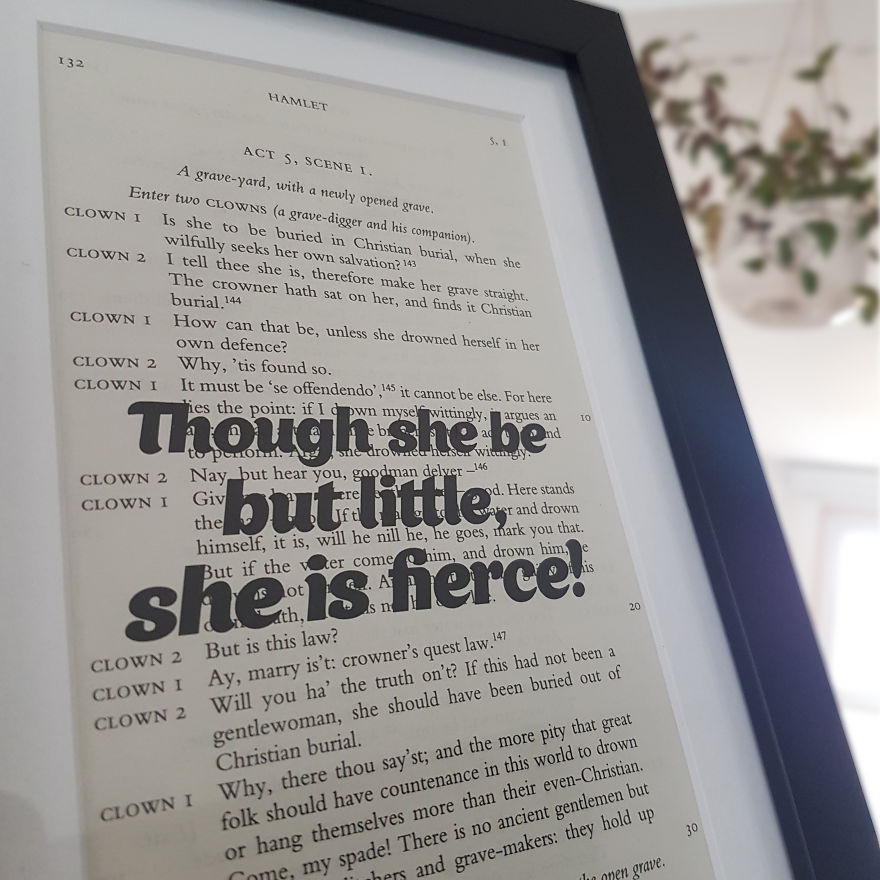 I Created A Range Of Shakespeare Quotes As Gifts For Book Lovers