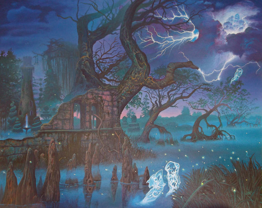 "The Ruins In Springtime"