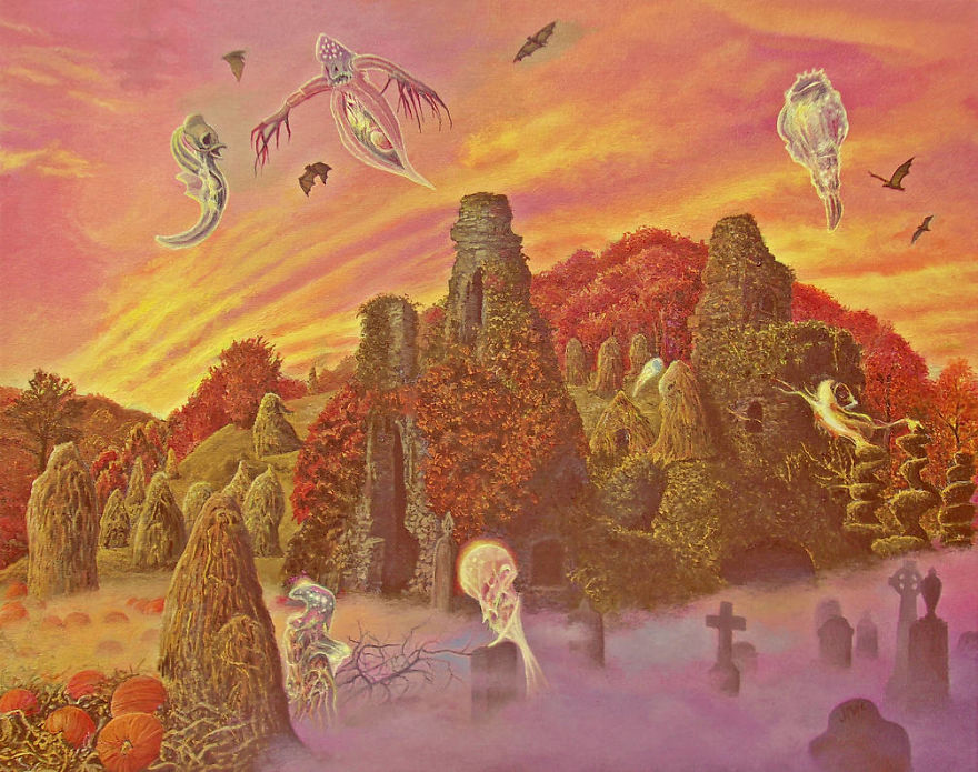 "The Ruins In Springtime"