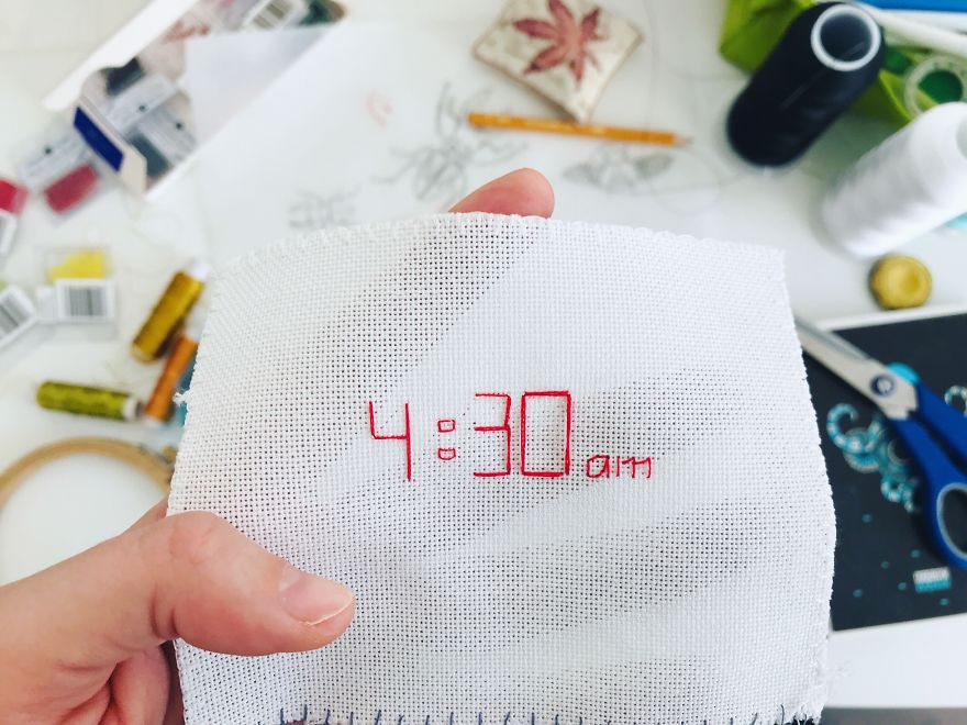 I Make Minimalist Embroideries To Tell Stories About What&rsquo;s Important To Me