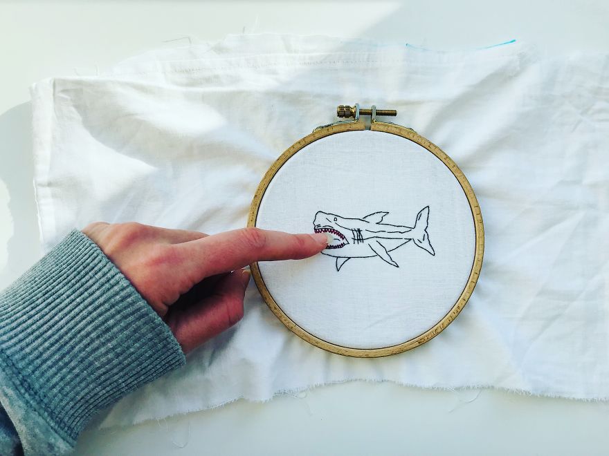 I Make Minimalist Embroideries To Tell Stories About What&rsquo;s Important To Me