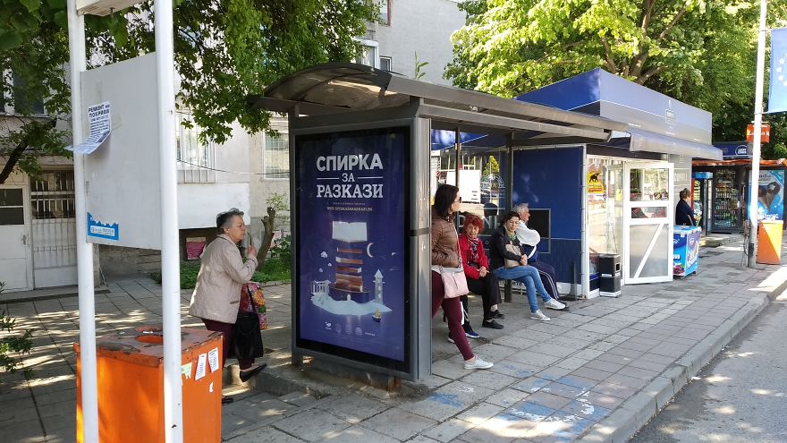 We Turned Ordinary Bus Stops Into Small Literature Spots