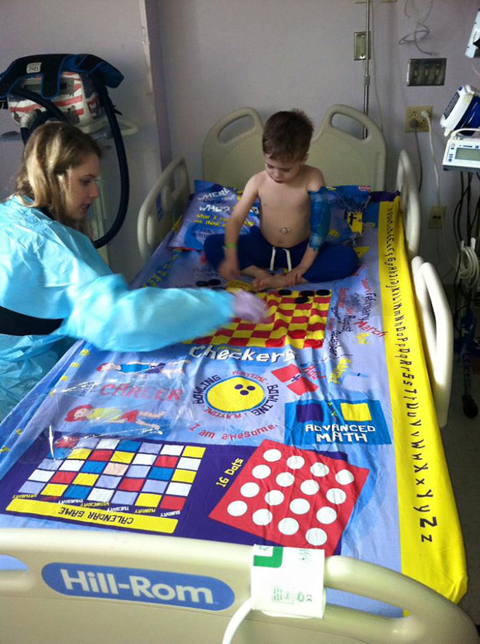 Dad Turns Board Games Into Sheets To Help Children In Hospital Pass Time