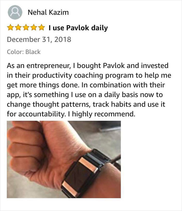 Amazon selling electric shock bracelet that stops you eating fast food