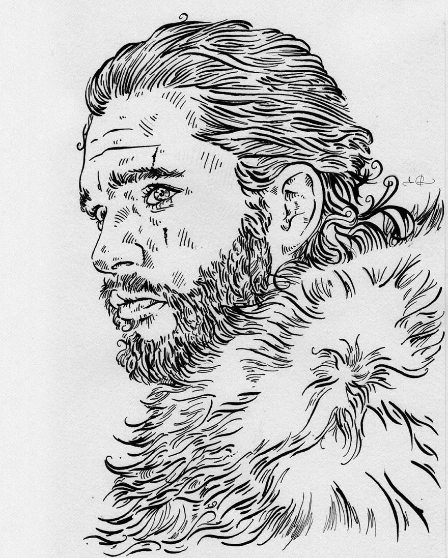 My Current Ink And Digital Series, In Honor Of Game Of Thrones