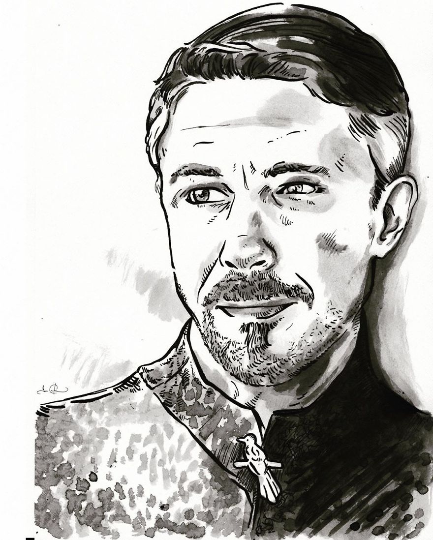 My Current Ink And Digital Series, In Honor Of Game Of Thrones