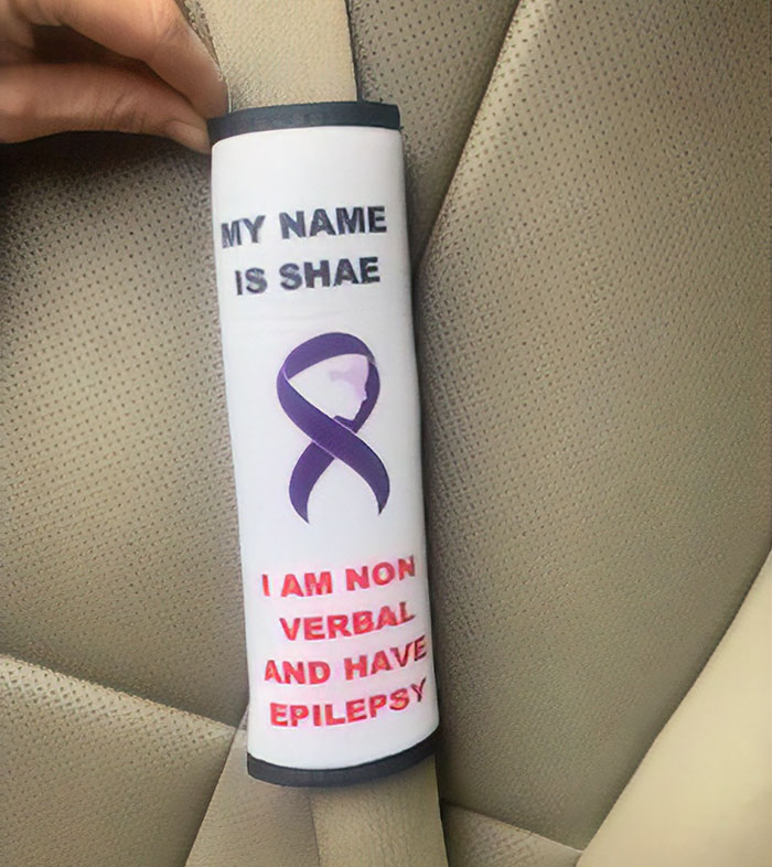 Mother Creates Seat Belt Covers That Would Warn Emergency Workers About Children's Health Issues