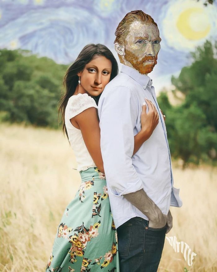 Mona Lisa And Vincent Van Gogh
