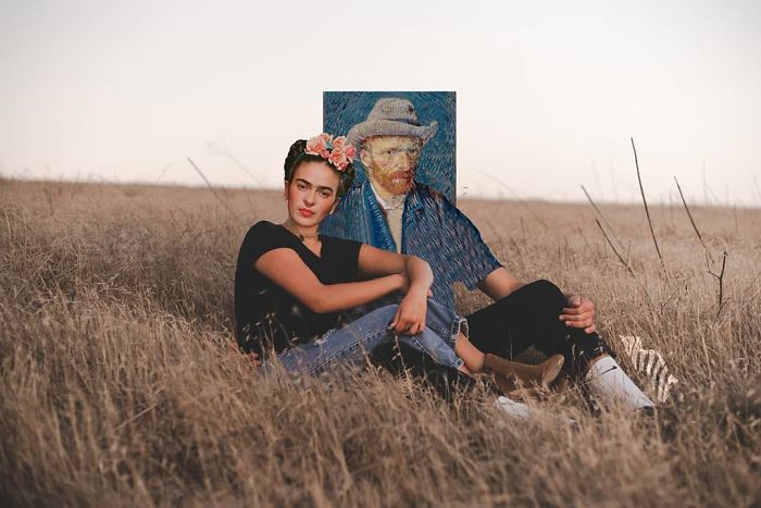 Vincent Van Gogh And Frida Kahlo