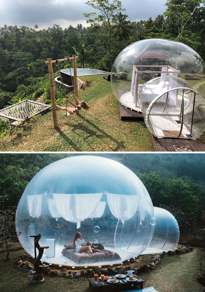 Romantic Bubble Tent In Tampaksiring, Bali