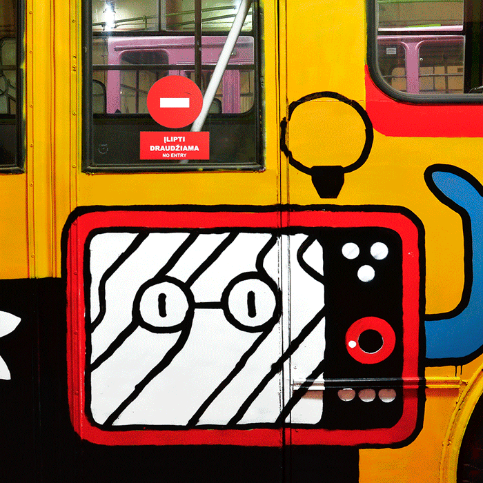 5 Hand-Painted Animations On Public Transport