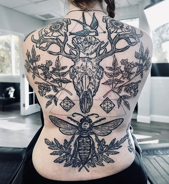 It Took Two Years To Finish This Back Piece