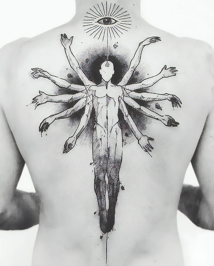 30 Impressive Back Tattoos That Are Masterpieces