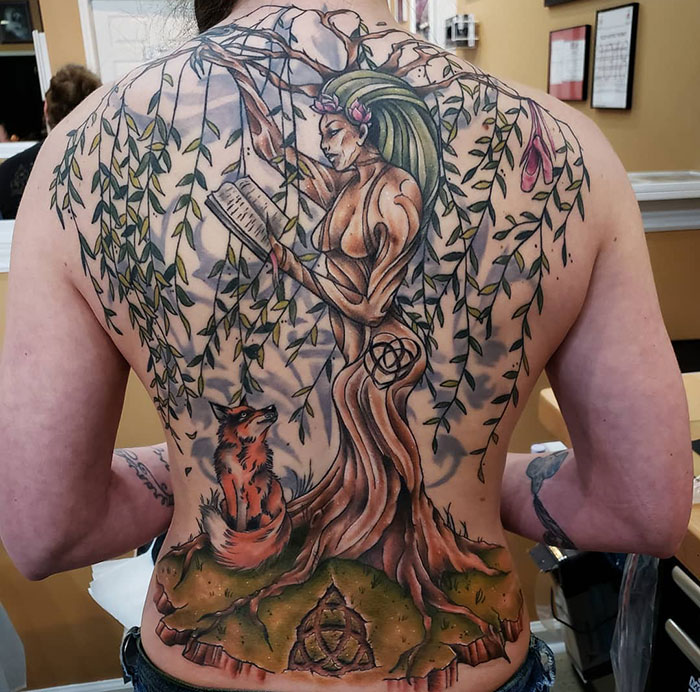 Back Piece Full Of Hidden Meanings