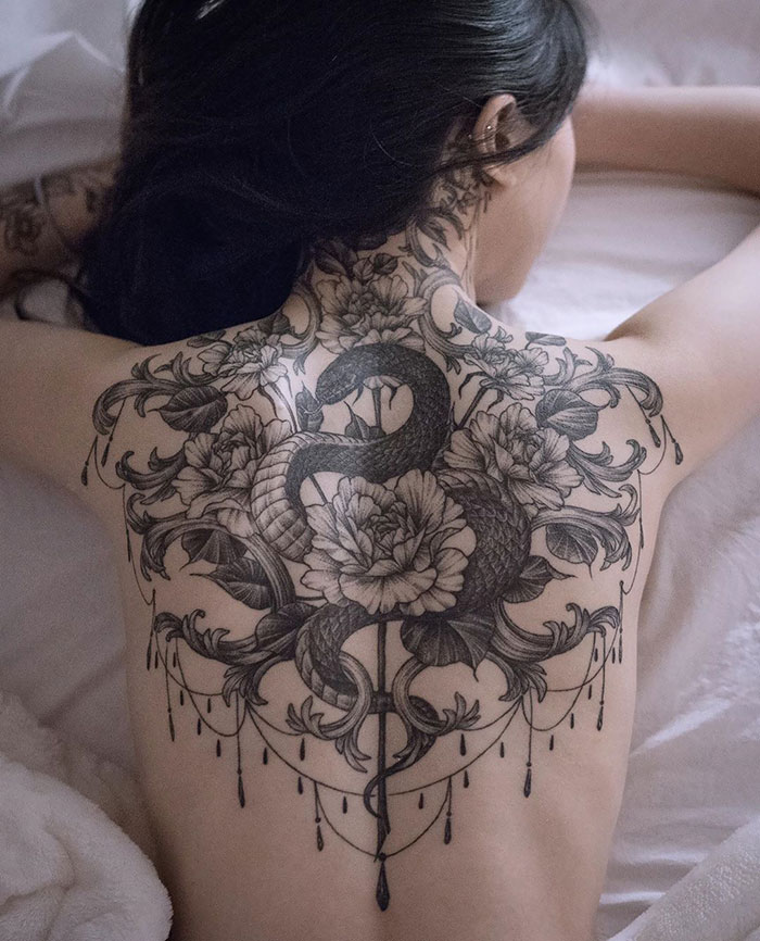 39 Inked Sentiments Exploring Meaningful Tattoos : Aries edition tattoos on  the Back I Take You | Wedding Readings | Wedding Ideas | Wedding Dresses |  Wedding Theme