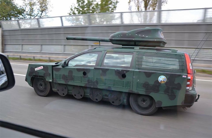 Dicen que los Volvo están construidos como los tanques