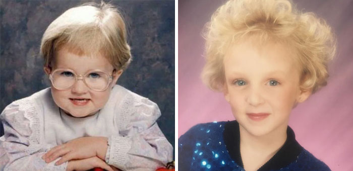 30 Embarrassing Childhood Photos Where Kids Look A Couple Of Decades Older