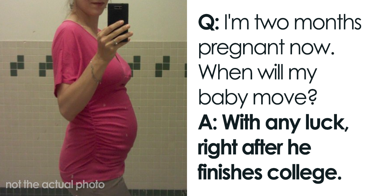 10 Hilarious Pregnancy Questions With Even Funnier Answers Bored Panda
