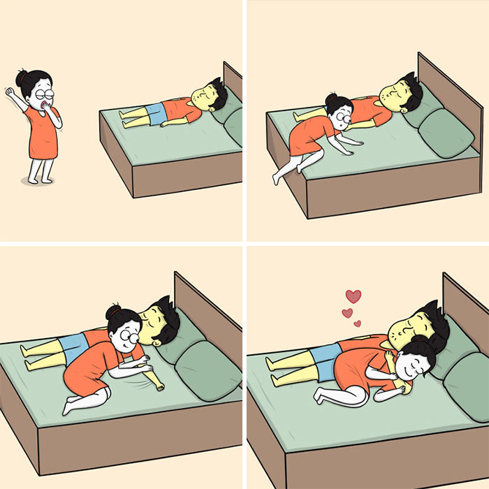 My Wife Is Very Different From Me, Yet We’re In Love, So I Illustrated Our Life In 30 Comics