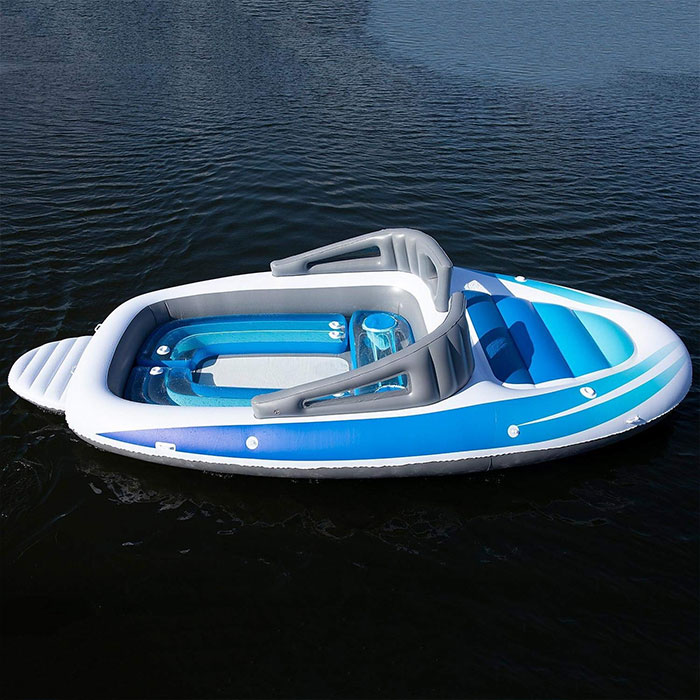 inflatable speedboat life size amazon 3 5d0346a171c13  700 - Lancha inflável faz você se sentir um milionário