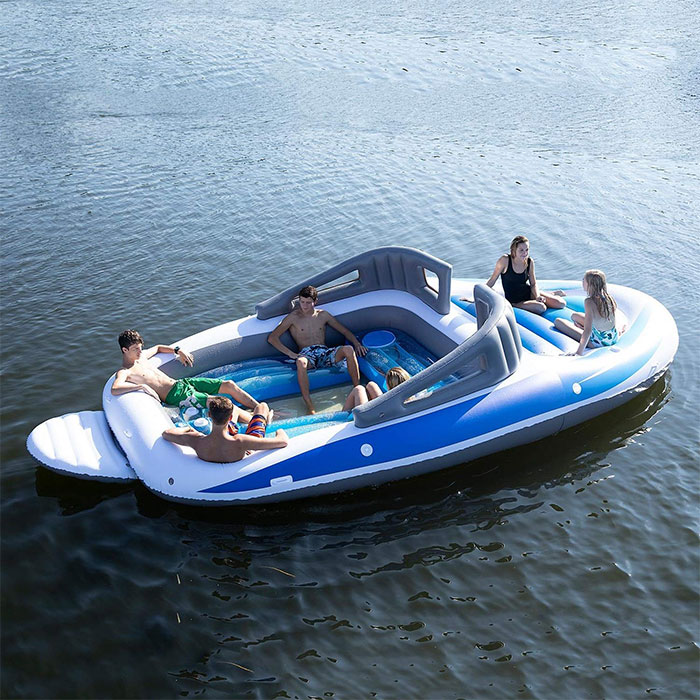 inflatable speedboat life size amazon 6 5d0346a7b29c9  700 - Lancha inflável faz você se sentir um milionário