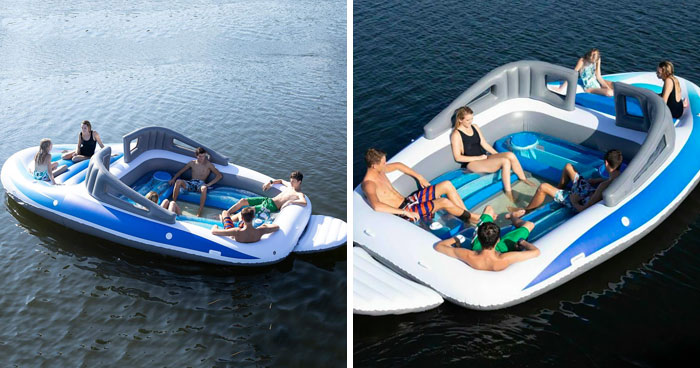 Amazon’s Life-Size Inflatable Speedboat Will Make You Feel Like A Millionaire