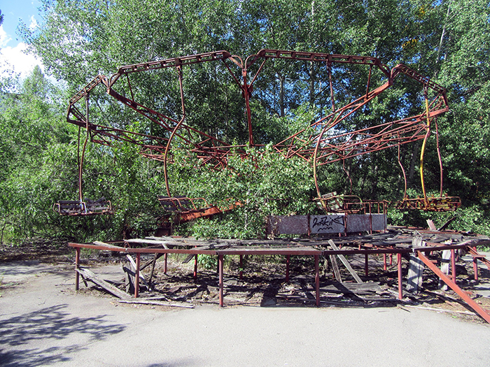 Carnival Swings, Pripyat, Chernobyl Exclusion Zone