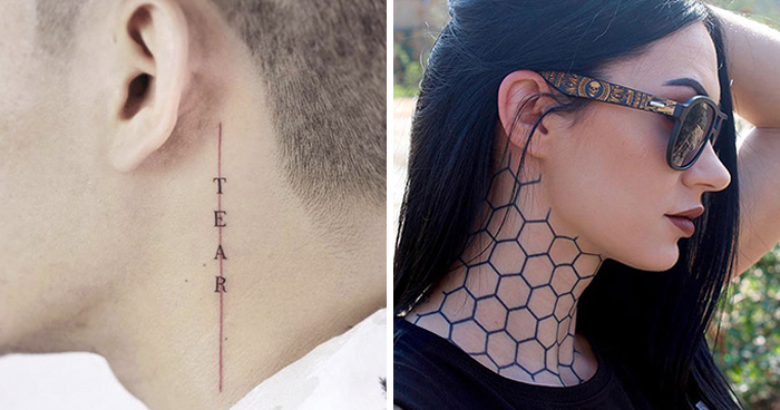 30 People Who Creatively Inked Their Necks