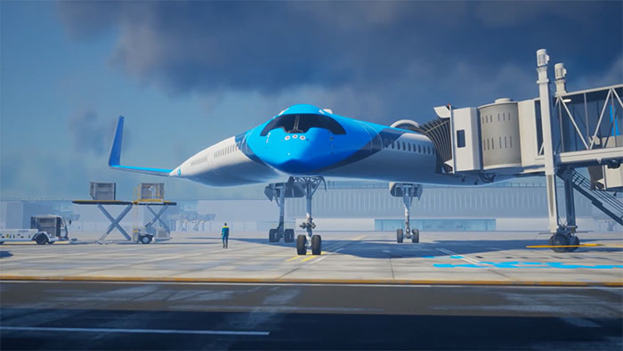 Un estudiante ha diseñado este avión que usaría un 20% menos de combustible, y KLM ya lo está construyendo