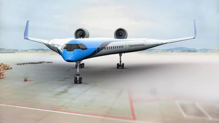 new shape flying v plane studio oso 5cf6260cf2eb4  700 - Avião de passageiros projetado por estudante economiza 20% de combustível