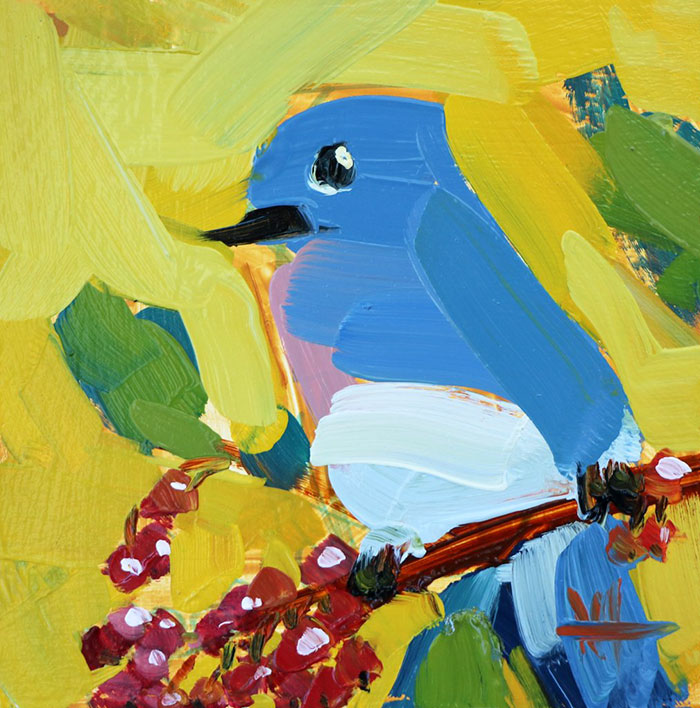 Bird Oil Painting
