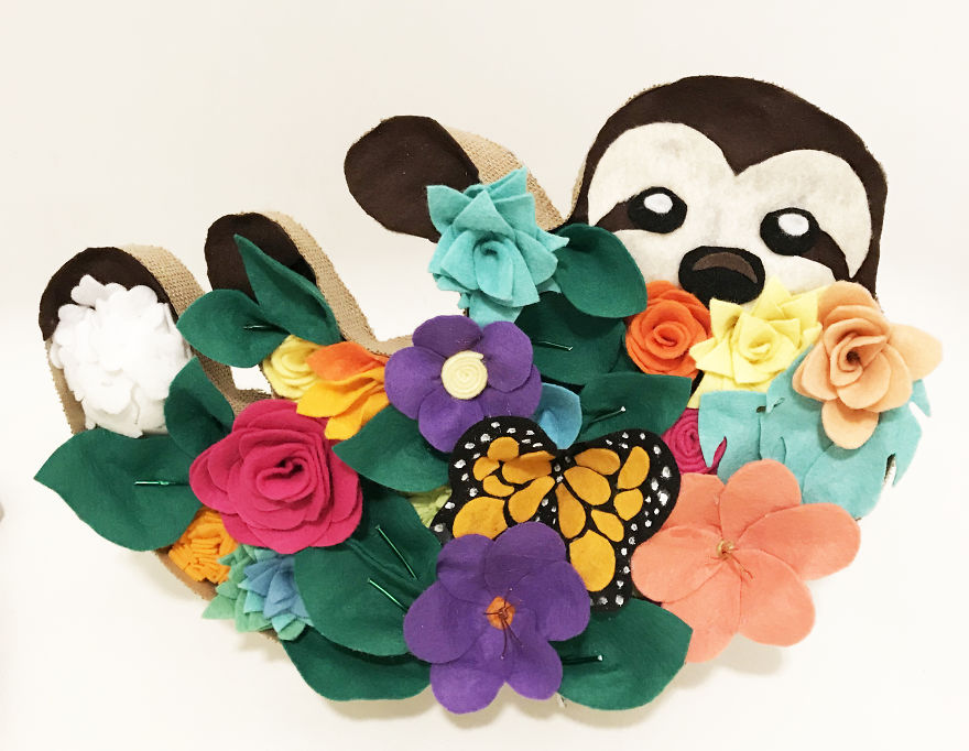 I Started Making Flowers Out Of Felt Because My Pets Always Eat And/Or Destroy Real Ones I Started Making Flowers Out Of Felt Because My Pets Always Eat And/Or Destroy Real Ones