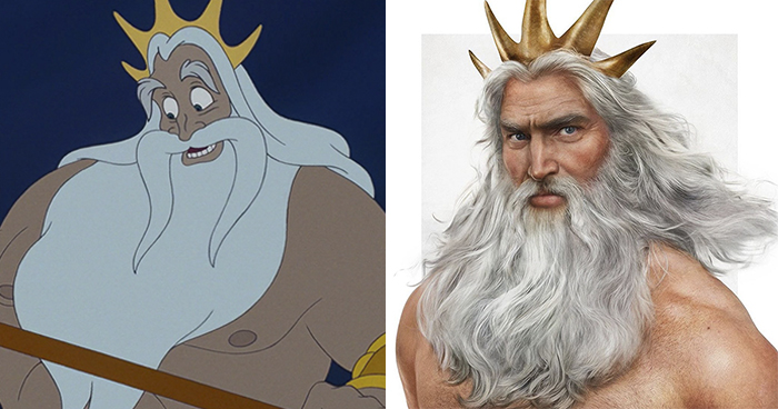 Artist Turns Disney Characters Into Realistic People (Dad Edition)