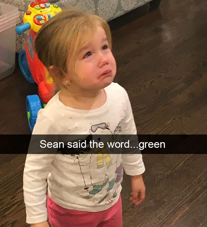 Sean Said The Word...green
