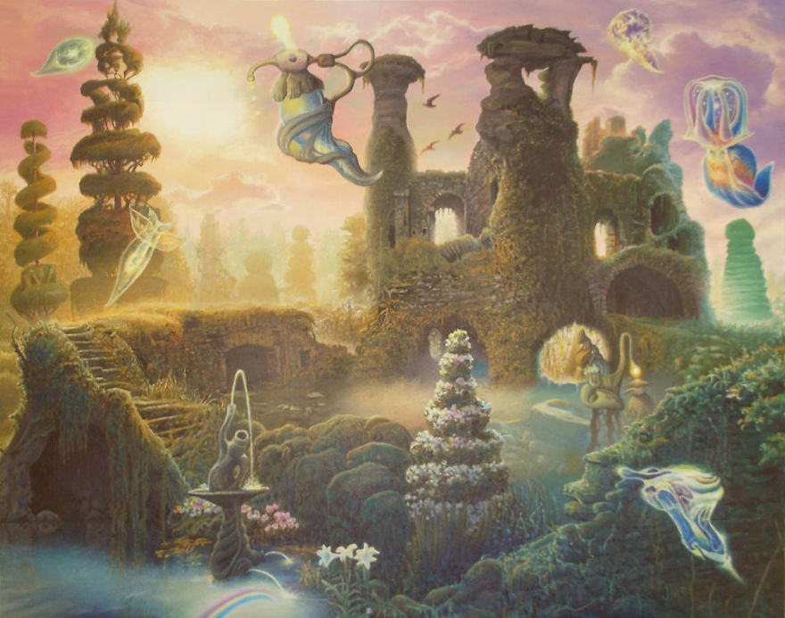 "The Ruins In Springtime"