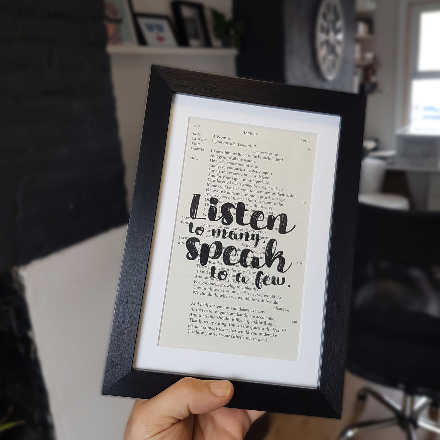 I Created A Range Of Shakespeare Quotes As Gifts For Book Lovers