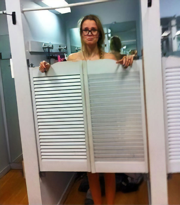 Being Too Tall For A Changing Room
