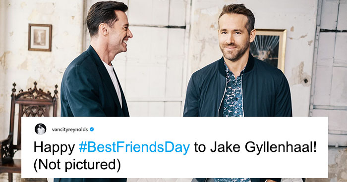 Ryan Reynolds And Jake Gyllenhaal Just Hilariously Trolled Hugh Jackman With ‘Best Friends’ Posts