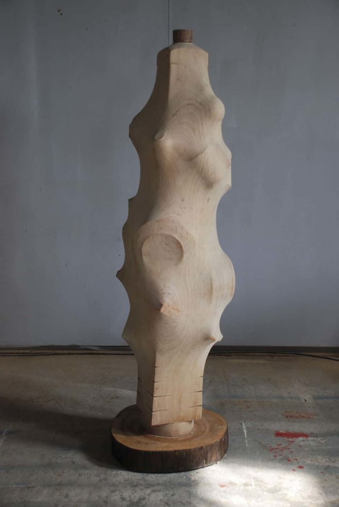These Amazing Wood Sculptures Look Like There Are Figures Trapped Inside